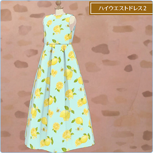 ハイウエストドレス2